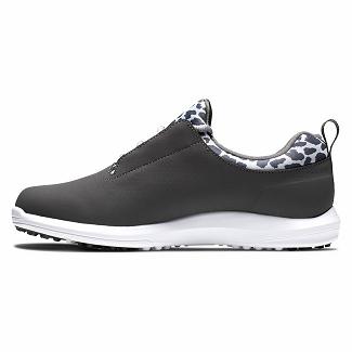 Scarpe Golf Footjoy Donna Leisure Spikeless Nere Italia GLU436285